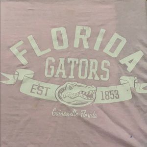 Pink Florida gator tee